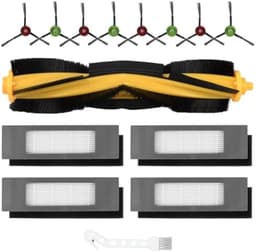 14 stuks accessoires voor Ecovacs Deebot N8 / N8+ / N8 Pro / N8 Pro+ / T9 / T9+ / N10+, OZMO 950/920 / T8 / T8+ / T8 AIVI / T8 AIVI+ / T8 MAX, 1 hoofdborstel, 4 filters, 8 zijborstels, — thumbnail 1