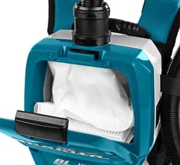 Makita DVC261ZX11 - Stofzuiger - Blauw - Li-Ion - Accu rugstofzuiger body - (2x 18V) incl. 4-delige — thumbnail 4