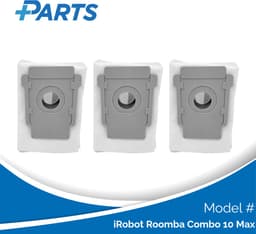 iRobot Roomba Combo 10 Max Stofzakken (3 Stuks, Plus.Parts® alternatief voor 4626194 / 4640235) — thumbnail 1