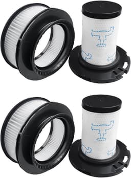 Filter - 4-pack - geschikt voor Rowenta X-Force Flex 11.60 12.60 14.60 15.60 Animal RH9878 RH9898 RH9958 RH99F1 stofzuiger, 2 pre-motorfilters + 2 post-motorfilters, vervanging ZR009007 ZR009008 — thumbnail 1