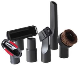 stofzuiger hulpstukken set - 6-delig - meubelborstel - spleetzuigmond - stofzuigermond - stofzuigermondstuk - stofzuigervoet - Binnendiameter van de interface 32mm/35mm — thumbnail 1
