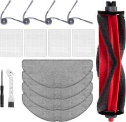 Allecto Plus - Accessoireset voor robotstofzuigers - Hoofdborstel, HEPA-filters, Reinigingsdoeken, Zijborstels - Roborock Q7 M5 / Q7 L5 — thumbnail 1