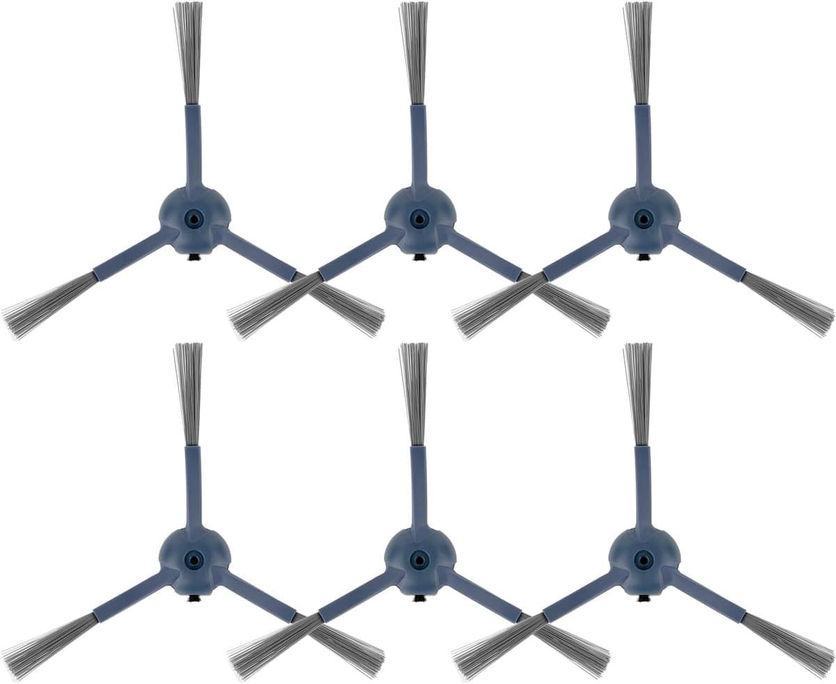 (6 stuks) C20 Omni zijborstels Geschikt voor Eufy C20 Omni Robot Vacuüm, Rand Vegen Borstels, Nylon Hoekborstel, Vervanging Zijborstel Onderdelen Accessoires, Hoekborstel — afbeelding 1