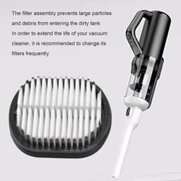 Allecto Plus - Efficiënte Deeltjesfilter Set voor Stofzuiger - 4 Stuks - Vloer One S5 Extra Filter Kit - Compatibel met Tineco 2.0 Slim - Hoge Zuiveringsgraad - Commercieel Gebruik — thumbnail 4