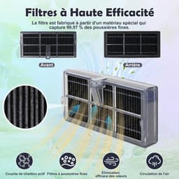 Stofzuigeraccessoireset - geschikt voor Dreame X40/X40 pro/S30 pro Ultra, X40 Ultra/L40 Ultra/X40 Master robotstofzuigers - 1 hoofdborstel, 2 filters, 2 zijborstels, 4 dweilen, 6 stofzakken — thumbnail 4