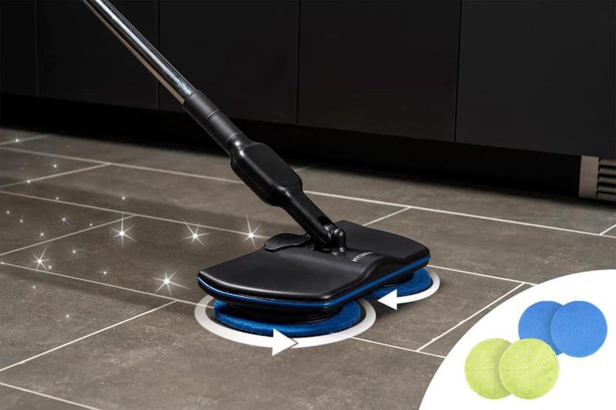 Hyundai Electronics - Electric Feather light spinning mop - Mop set van 4 stuks — afbeelding 1