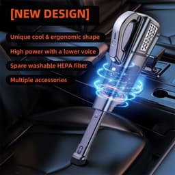 EASELY KRUIMELDIEF DELUXE - KRUIMELDIEF DRAADLOOS- STERKE HANDSTOFZUIGER- KRUIMELDIEF MEERDERE STANDEN- HANDSTOFZUIGER VOOR AUTO- — thumbnail 4