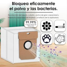 Stofzuigerzakken geschikt voor Cecotec/ Conga 11090/Alpha3pro JH68U1 Robotstofzuiger | Stofzuiger Stofzakken | Stofzuiger Accessoires (12 PACK) — thumbnail 4