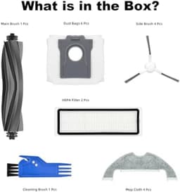 PromoHome Accessoireset geschikt voor Dreame D10 Plus Gen 2 - Compleet Onderhoudspakket 1 Hoofdborstel, 2 HEPA-Filters, 4 Zijborstels, 4 Reinigingsdoeken, 6 Stofzakken, 1 Reinigingsborstel — thumbnail 1