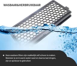 Replacements® HEPA-filters geschikt voor Miele Active AirClean 50 – Voor Complete C3, C2, S8, S6, S5, S4 - Vervangt SF-HA 50 - 2 stuks — thumbnail 5