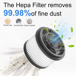 Ronte - Voorfilter voor stofzuiger, wasbaar, 3 HEPA-filters, 1 reinigingsborstel, compatibel met Dreame Z10 Station/T10/T20/T30/R10/R10 Pro / R20 / R20 Pro en Xiaomi G9/G10/G10Plus/G9Plus — thumbnail 3
