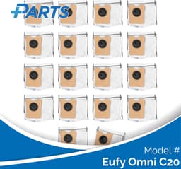 Eufy Omni C20 Stofzakken (18 Stuks, Plus.Parts® alternatief voor T290A / T291C) — thumbnail 1