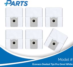 Ecovacs Deebot T50 Pro Omni White Stofzakken (6 Stuks, Plus.Parts® alternatief voor DDB030041) — thumbnail 1