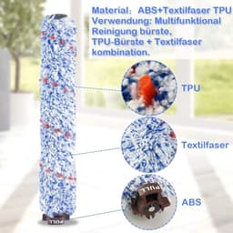 Vervangende borstels Geschikt voor 2 filters en 2 borstels Geschikt voor de BISSELL 17132 Crosswave 3-in-1 nat- en droogzuiger; vervangende filters Geschikt voor Bissell 2225n accessoires; reserveonderdelen — thumbnail 4