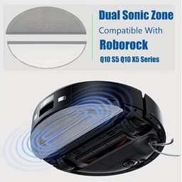 Accessoireset voor Roborock Q10 S5 / Q10 S5 Robotstofzuiger, Reserveonderdelen Inclusief 1 Hoofdborstel, 4 HEPA Filters, 4 Doekjes, 4 Zijborstels — thumbnail 5