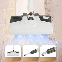 Draadloze Handstofzuiger Met 7000 Pa Zuigkracht – 210 ml Watertank En 2600 mAh Accu – Ergonomisch En Lichtgewicht – USB-C En Nat Dweilen En Stofzuigen – Voor Hardhouten Vloeren, Tegels En Tapijt — thumbnail 4
