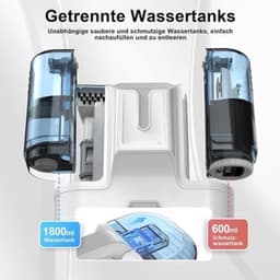 Tapijtreiniger – Stofzuiger – Stoffen Reiniger – Bankreiniger – Vlekkenverwijderaar – Krachtige 450 W Motor – Sneldrogend met Zuigfunctie voor Water — thumbnail 1