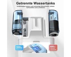 Tapijtreiniger – Stofzuiger – Stoffen Reiniger – Bankreiniger – Vlekkenverwijderaar – Krachtige 450 W Motor – Sneldrogend met Zuigfunctie voor Water