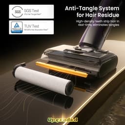 Ultenic AC1 TriFlex nat- en droogstofzuiger, 150W motor, 2600mAh accu, 60 minuten gebruiksduur, 800ml reservoir, 3 reinigingsstanden, zelfreinigend systeem, 180° vlak bereik, Zero-Edge Cleaning — thumbnail 5
