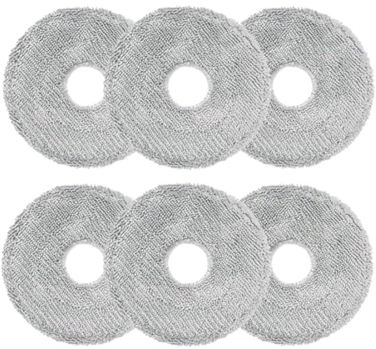 PromoHome 6 stuks microvezel reinigingsdoeken voor Dreame L10s Ultra Gen 3/Gen 2/L10s Pro Ultra Heat/X40/X50 Ultra, Mova E30 Ultra/Mova P50 Pro Ultra, Xiaomi X10+/X20+ — afbeelding 1