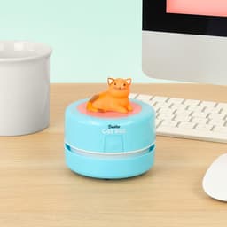 Desktop Stofzuiger - Mini Stofzuiger Bureaustoel - Bureau Opruimen - Oplaadbaar via USB - 8.5 x 8.5 x 9.5 cm — thumbnail 2