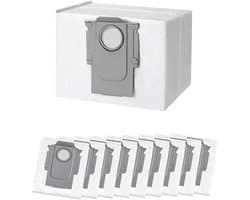 10 stuks stofzakken voor Roborock S8+, S8 Pro Ultra, S7 MaxV Ultra, S7 Pro Ultra, Q7+, Q7 Max+, Q8 Max+, Q5 Pro+ - Stofzuigerzakken, stoffilterzakken, stofzakken robotstofzuiger - vervangende zakken, accessoireset