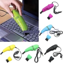Mini Stofzuiger - Computer Reiniger - Toetsenbord Schoonmaken - USB Aangedreven - Handzaam Formaat - Hemelsblauw — thumbnail 2