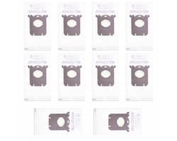 AreoSe - Stofzuigerzakken voor ELECTROLUX PHILIPS E201SM E201B E201S FC8021 S-BAG - 10 stuks