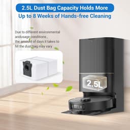 Borstel Onderdelen Kit - Stofzuiger Accessoires - Robotstofzuiger Onderhoud - Anti-Knijpen Anti-Stuck - 10 stuks - Grijs — thumbnail 3