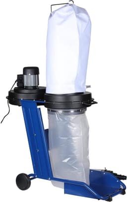 Stofafzuiger - Elektrische Collector - Houtbewerking Werkplaats - 550W Motor - 65 Liter Zak - Zwart — thumbnail 1