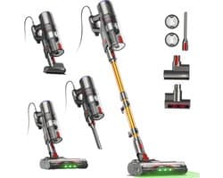 Snoer Stofzuiger - Steelstofzuiger Krachtig - Huis Reinigen - Motorische Matrasborstel - 1.3KG Licht - Groen
