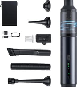 Draagbare Stofzuiger - Mini Stofzuiger - Auto Interieur Reinigen - Sterke Zuigkracht 16000 Pa - 6000 mAh Batterij - Grijs — thumbnail 2