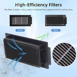 Accessoireset voor ECOVACS DEEBOT T50 PRO OMNI Gen3, T50 OMNI - Hoofdborstel, Zijborstels, Filters, Dweilpads en Stofzakken (18-delig) — thumbnail 4