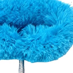 Plafondventilatorreiniger - Plumeau Verlengsteel - Stoffen Verwijderen - Elektrostatische Vangst - Tot 115 cm - Blauw — thumbnail 3