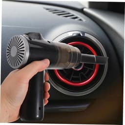 Draadloze Autostofzuiger - Handstofzuiger Mini - Auto Reinigen - Krachtige Zuigkracht - 275 Gram - Zwart — thumbnail 2