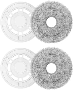 Seb2 - Mop Pad Vervangset - Voor Ecovacs Deebot T30 Pro Omni - Hoogwaardige Katoenen Doekjes - Perfecte Pasvorm - Ideaal voor Vloeronderhoud - G... — thumbnail 1
