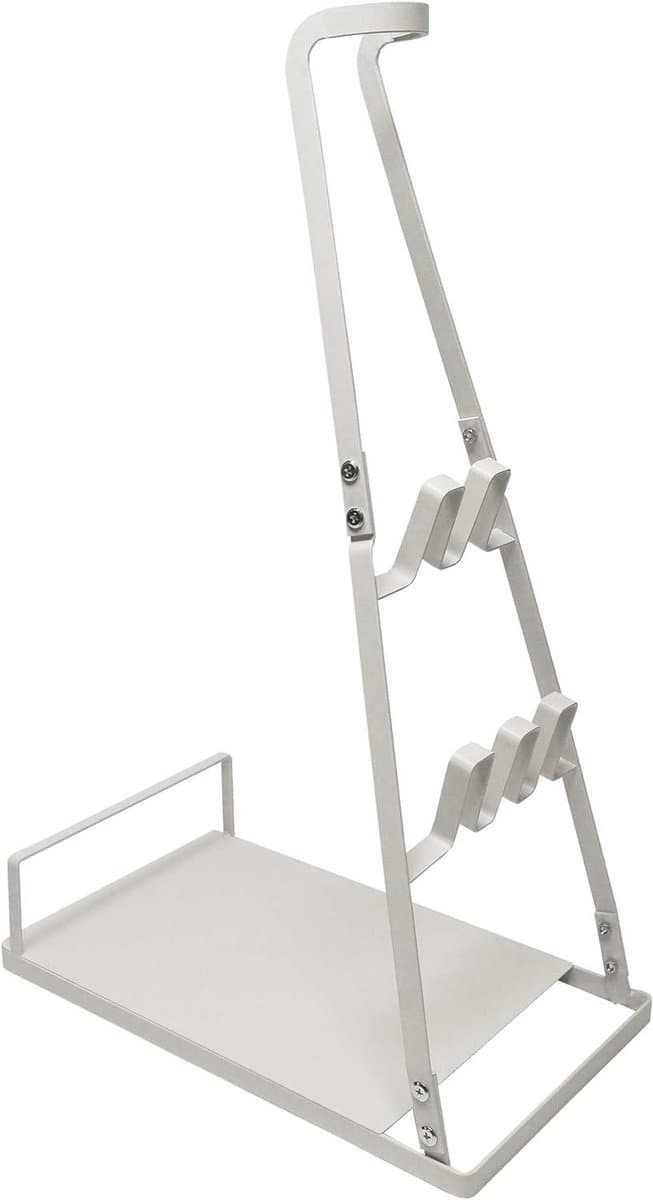 Stofzuiger Standaard - Accessoire Houder - Schoonmaak Organisatie - Vrijstaand Borenloos - 365 x 22 x 58 cm - Wit — afbeelding 1