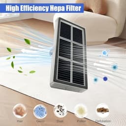 PromoHome Compleet kit voor Dreame L10s Ultra Gen 2 / L10s Pro Ultra Heat / X30 Ultra / Mova E30 Ultra - 1 Borstelrol, 4 Zijborstels, 4 Mops, 4 Filters, 4 Stofzakken + Reinigingsgereedschap — thumbnail 4