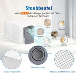 Allecto - Robotstofzuiger Accessoires - 25-delige Set - Perfecte Passvorm - Geschikt voor Roborock Qrevo Pro/S - Inclusief Filters - Hoogwaardig — thumbnail 2