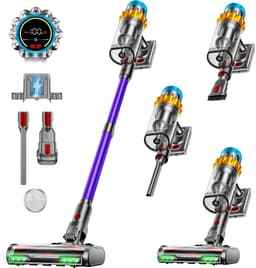Cellista Draadloze Steelstofzuiger 650W - Stofzuiger Zonder Zak 65KPA - HEPA Filter Stofzuiger - 70 Min Accuduur - Dierenharen Stofzuiger - LCD — thumbnail 1
