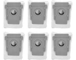 Dailygoods- Stofzuigerzakken 6 Stuks - Compatibel met iRobot Roomba i7/i3/i6+/i8+/S9+ - Automatische Vuilafvoerzakken - Clean Base - Eenvoudige Vervanging