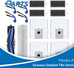 Ecovacs Deebot T80 Omni Onderhoudsset (Plus.Parts® alternatief voor DKT060214) — thumbnail 1