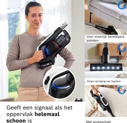Bosch - Unlimited 9 - BBS931WBA - Steelstofzuiger - Wit — thumbnail 4