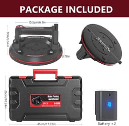 Elektrische zuignap 8 inch met LCD-display en 3000 mAh batterij — thumbnail 4