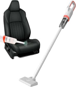 Draadloze Stofzuiger - Steelstofzuiger Oplader - Snel Huis Schoonmaken - Lichtgewicht Draagbaar - 114 cm - Oranje — thumbnail 1