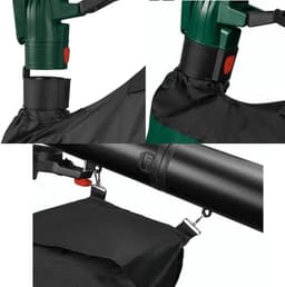 Opvangzak Bladblazer - Bladzuigerzak Opvangbak - Tuinonderhoud - Met Rits - 55 Liter - Zwart — thumbnail 5