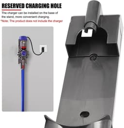 Dailygoody - Wandmontage Dock-laadstation - Muurbeugel - ABS - Geschikt voor Dyson V7 V8-serie - Oplaadstation - Handstofzuiger accessoires — thumbnail 3