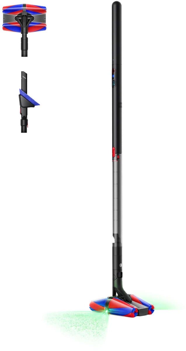 Dyson PencilVac Fluffycones - Steelstofzuiger - Zwart - 50 Air Watts - Ultraslank en licht ontwerp — afbeelding 1