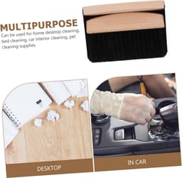 Reinigingsset Tafelblad - Mini Stoffer Blik - Bureau Schoonmaken - Lichtgewicht Compact - 15 cm - Zwart — thumbnail 5