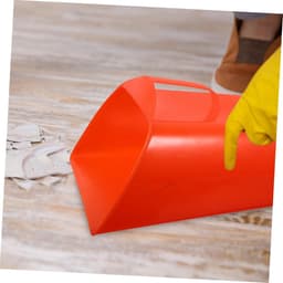 Tafelkruimel Stofblik - Lichtgewicht Schep - Efficiënte Reiniging - Ergonomische Handgreep - 27 cm - Rood — thumbnail 2